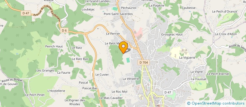 localisation de l'entreprise TERRE D'AVENIR à SARLAT-LA-CANEDA