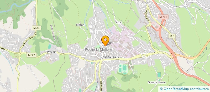 localisation de l'entreprise TERRE D'AVENIR  ROCHE-LA-MOLIERE