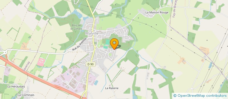 localisation de l'entreprise TERRE D'AVENIR PAYSAGISTE  MALVILLE