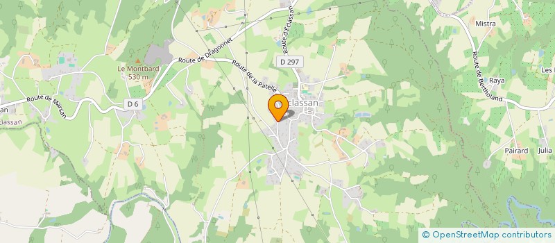 localisation de l'entreprise TERRE D'AVENTURES  ECLASSAN