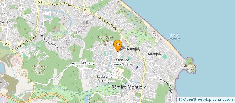 localisation de l'entreprise TERRE D'ECRITURE à REMIRE-MONTJOLY