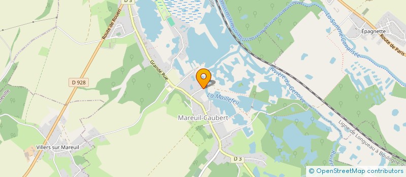 localisation de l'entreprise TERRE D ELEVEURS  MAREUIL-CAUBERT