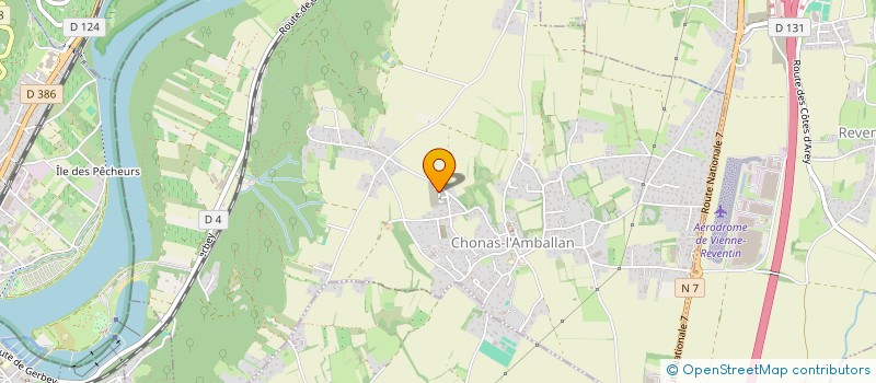 localisation de l'entreprise TERRE D'EMOTIONS  CHONAS-L'AMBALLAN