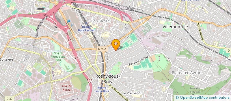 localisation de l'entreprise TERRE D'ENERGIES à ROSNY-SOUS-BOIS