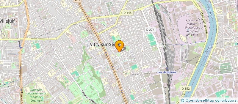 localisation de l'entreprise TERRE D ENFANTS à VITRY-SUR-SEINE