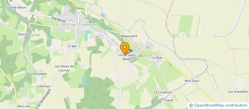 localisation de l'entreprise TERRE D'ENFANTS  ROZ-SUR-COUESNON