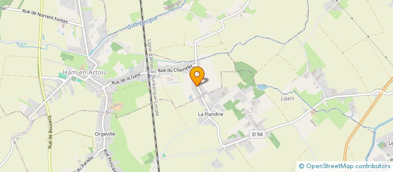 localisation de l'entreprise TERRE D'ERRANCE  HAM-EN-ARTOIS