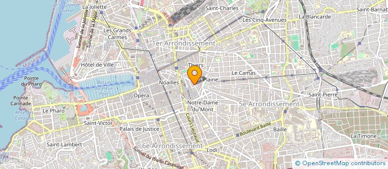 localisation de l'entreprise TERRE D ESPERANCE à MARSEILLE