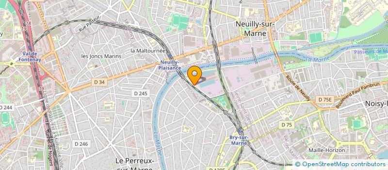 localisation de l'entreprise TERRE D'ESPOIR  NOISY-LE-GRAND