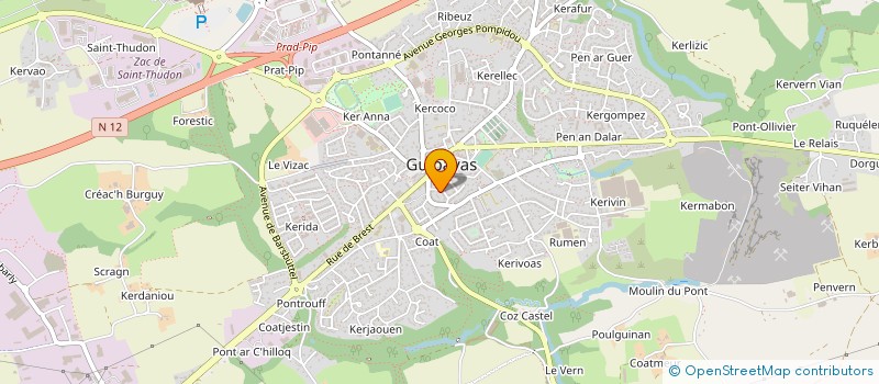 localisation de l'entreprise TERRE D'ESPOIR à GUIPAVAS