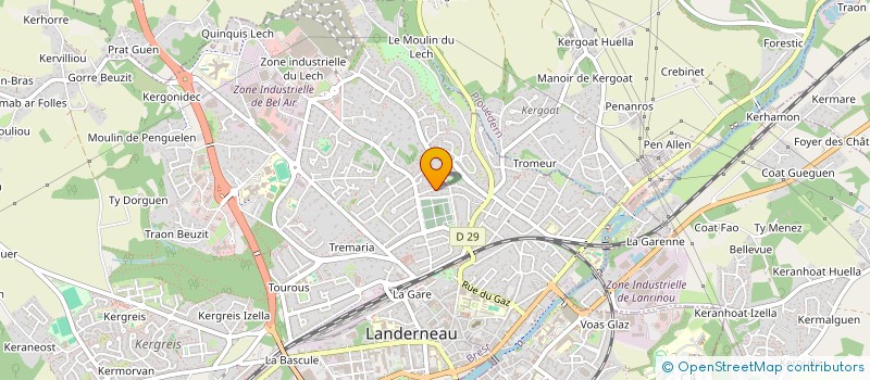 localisation de l'entreprise TERRE D'ESPOIR ADOPTION à LANDERNEAU