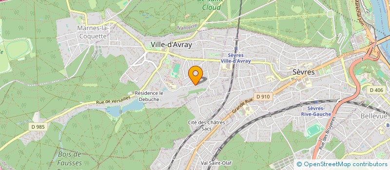 localisation de l'entreprise TERRE D'ESTAMPES à VILLE-D'AVRAY