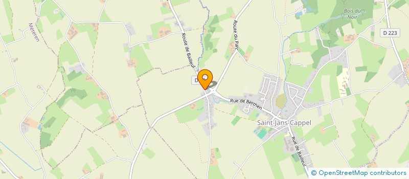 localisation de l'entreprise TERRE D'ETOILES  SAINT-JANS-CAPPEL