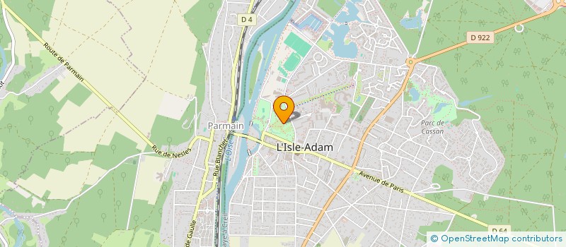 localisation de l'entreprise TERRE D EUROPE  ISLE ADAM