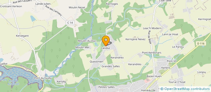 localisation de l'entreprise TERRE D EVEIL  MOELAN-SUR-MER