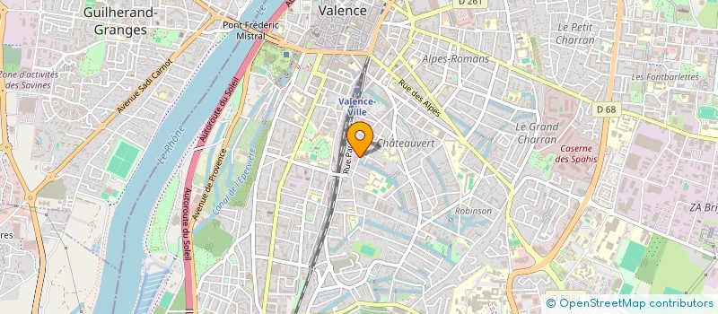 localisation de l'entreprise TERRE D'EVEIL  VALENCE