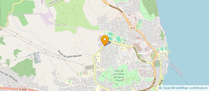 localisation de l'entreprise TERRE D'EVEIL  MARTIGUES