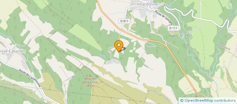 localisation de l'entreprise TERRE D'HENESS  VILLARDONNEL