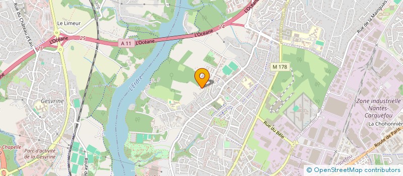 localisation de l'entreprise TERRE D HORIZON  NANTES