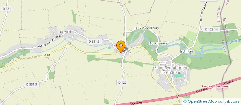 localisation de l'entreprise TERRE D'HORIZON à AUNAY-SOUS-AUNEAU