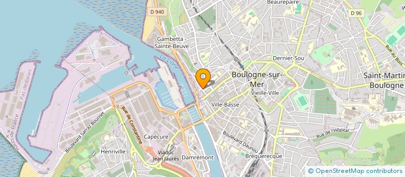 localisation de l'entreprise TERRE D'ICI  BOULOGNE-SUR-MER