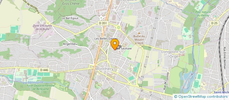 localisation de l'entreprise TERRE D'ILE DE FRANCE INVESTISSEMENTS  MONTLHERY