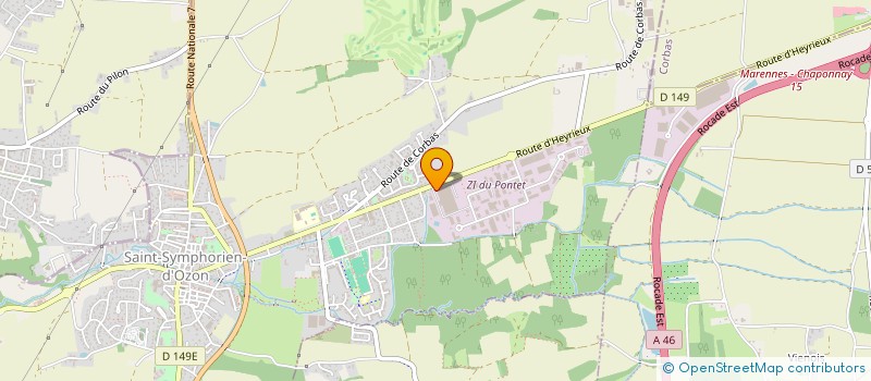 localisation de l'entreprise TERRE D'ILLY  SAINT-SYMPHORIEN-D'OZON