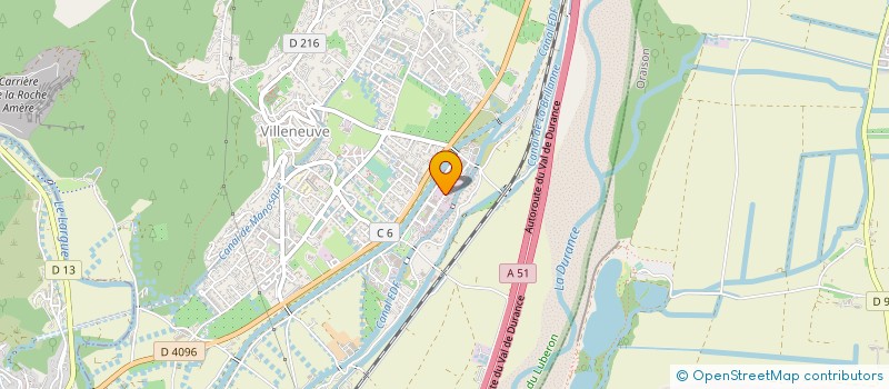 localisation de l'entreprise TERRE D'OC EVOLUTION  VILLENEUVE