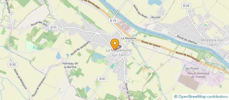 localisation de l'entreprise TERRE D'OCCITANIE à VILLEMUR-SUR-TARN