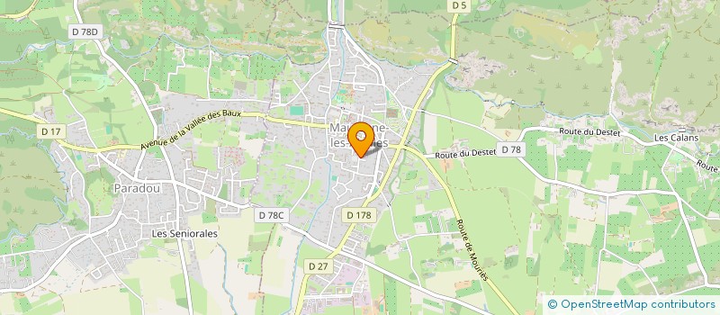localisation de l'entreprise TERRE D'OLIVIERS à MAUSSANE-LES-ALPILLES