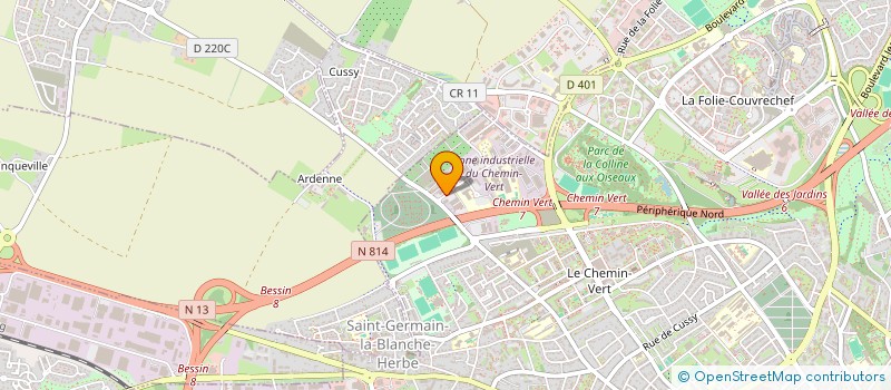 localisation de l'entreprise TERRE D'OPALE à CAEN