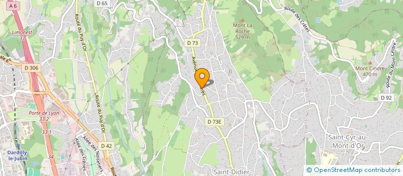 localisation de l'entreprise TERRE D'OR  SAINT-DIDIER-AU-MONT-D'OR