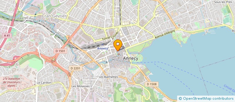 localisation de l'entreprise TERRE D'ORIGINES à ANNECY