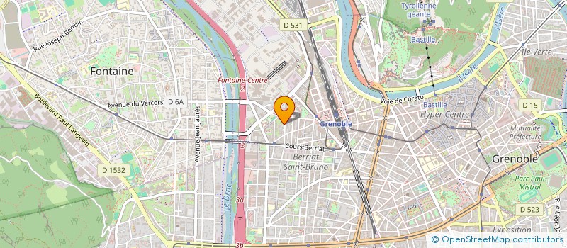 localisation de l'entreprise TERRE D'OSMOSE ARCHITECTURES à GRENOBLE