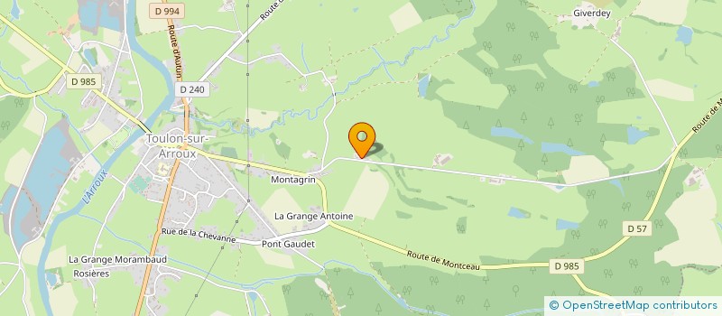 localisation de l'entreprise TERRE D'OVIN  MONTCEAU-LES-MINES