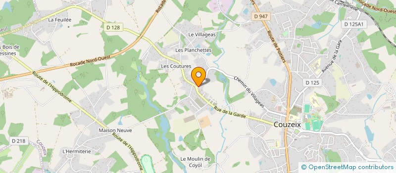 localisation de l'entreprise TERRE D'YMIR à COUZEIX