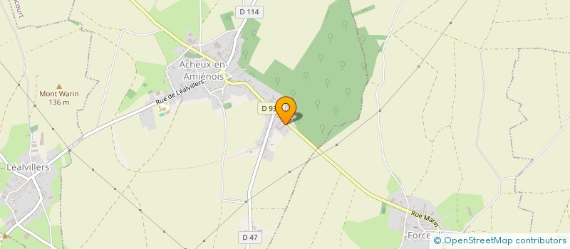 localisation de l'entreprise TERRE DE BEAUTE à ACHEUX-EN-AMIENOIS