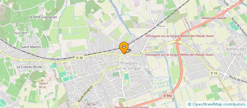 localisation de l'entreprise TERRE DE BEAUTE  ENTRAIGUES-SUR-LA-SORGUE