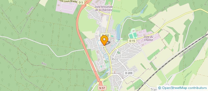 localisation de l'entreprise TERRE DE BEAUTE à RIOZ