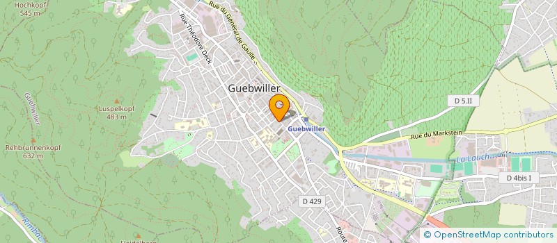 localisation de l'entreprise TERRE DE BEAUTE BY LAETITIA  GUEBWILLER