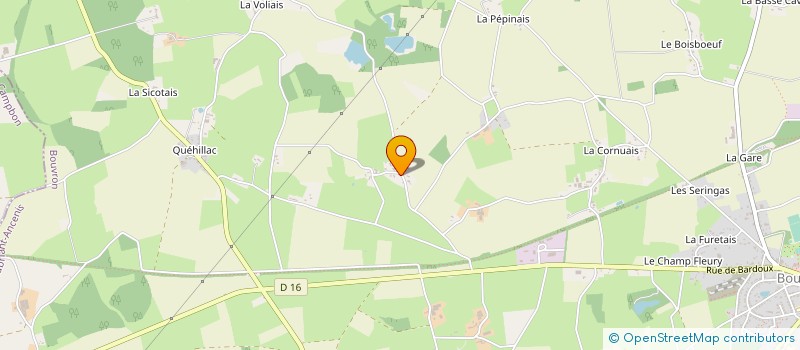 localisation de l'entreprise TERRE DE BIO  BOUVRON