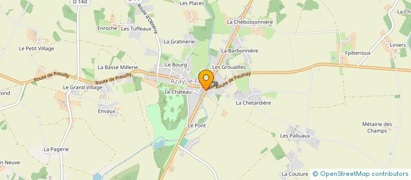localisation de l'entreprise TERRE DE BRENNE à AZAY-LE-FERRON
