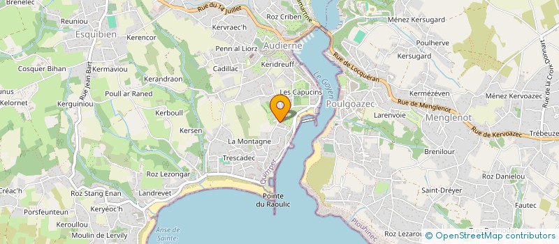 localisation de l'entreprise TERRE DE BRETAGNE  AUDIERNE