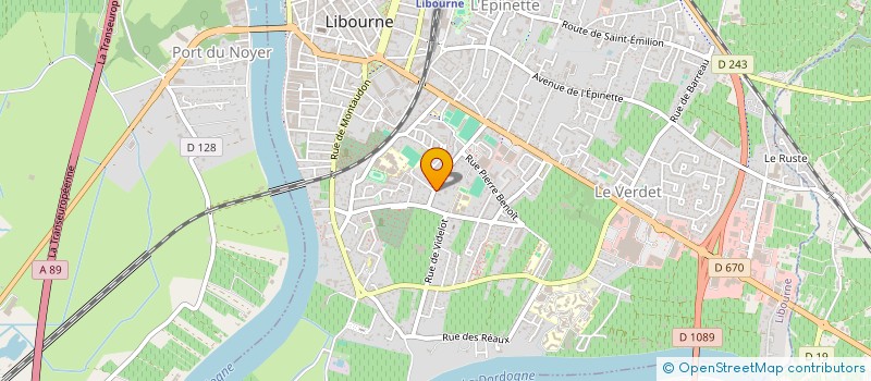 localisation de l'entreprise TERRE DE CEPAGES  LIBOURNE