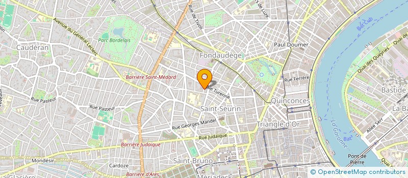 localisation de l'entreprise TERRE DE CIEL à BORDEAUX