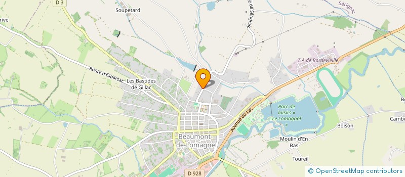 localisation de l'entreprise TERRE DE COCAGNE à BEAUMONT-DE-LOMAGNE