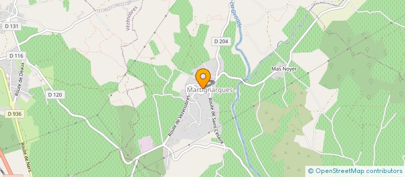 localisation de l'entreprise TERRE DE COCAGNE  MARTIGNARGUES