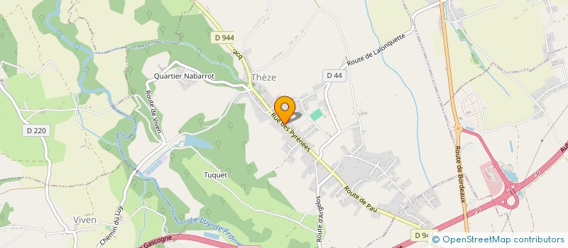 localisation de l'entreprise TERRE DE CONNEXIONS  THEZE