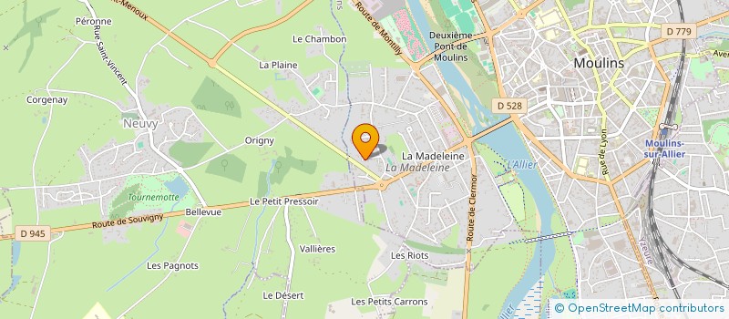 localisation de l'entreprise TERRE DE CONSTRUCTION à MOULINS