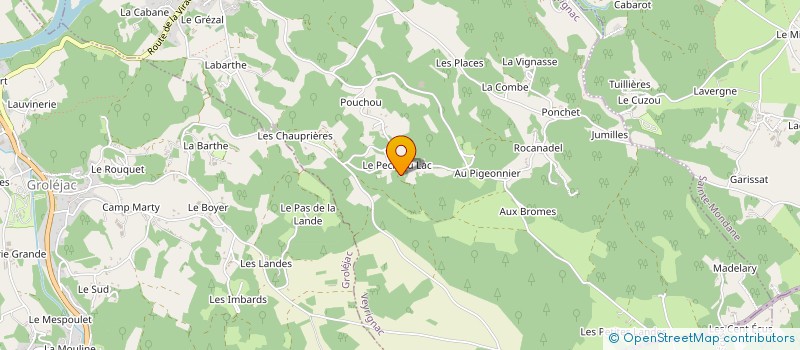 localisation de l'entreprise TERRE DE CULTURE  PRATS-DE-CARLUX